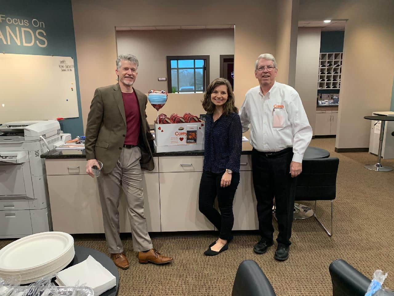 colleagues in an office